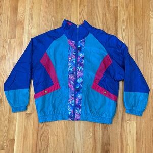 Vintage Athletec Colorblock Windbreaker 1990s L